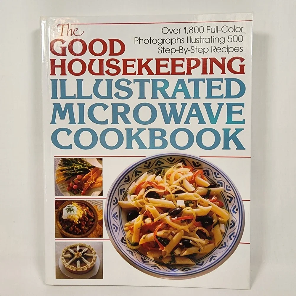 VTG The Good Housekeeping Illustrated Microwave Cookbook Hardcover 500 Recipes‎